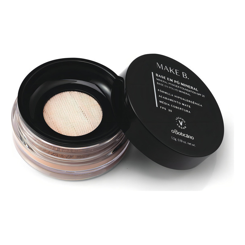 Base de Maquillaje en Polvo Mineral Make B - Tono: Marrón Cl